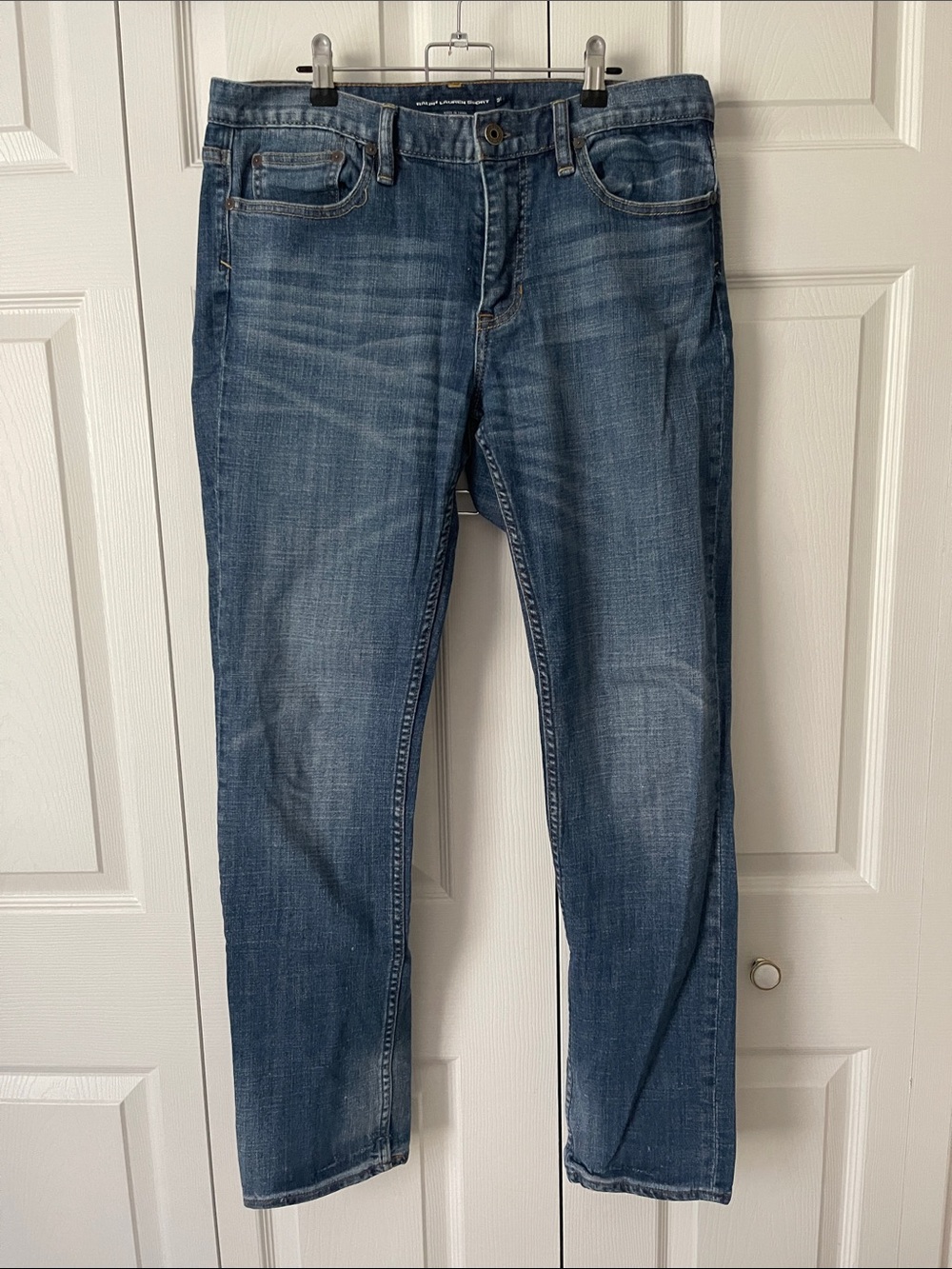 Ralph Lauren Sport Slim Straight-Leg Blue Denim Jeans